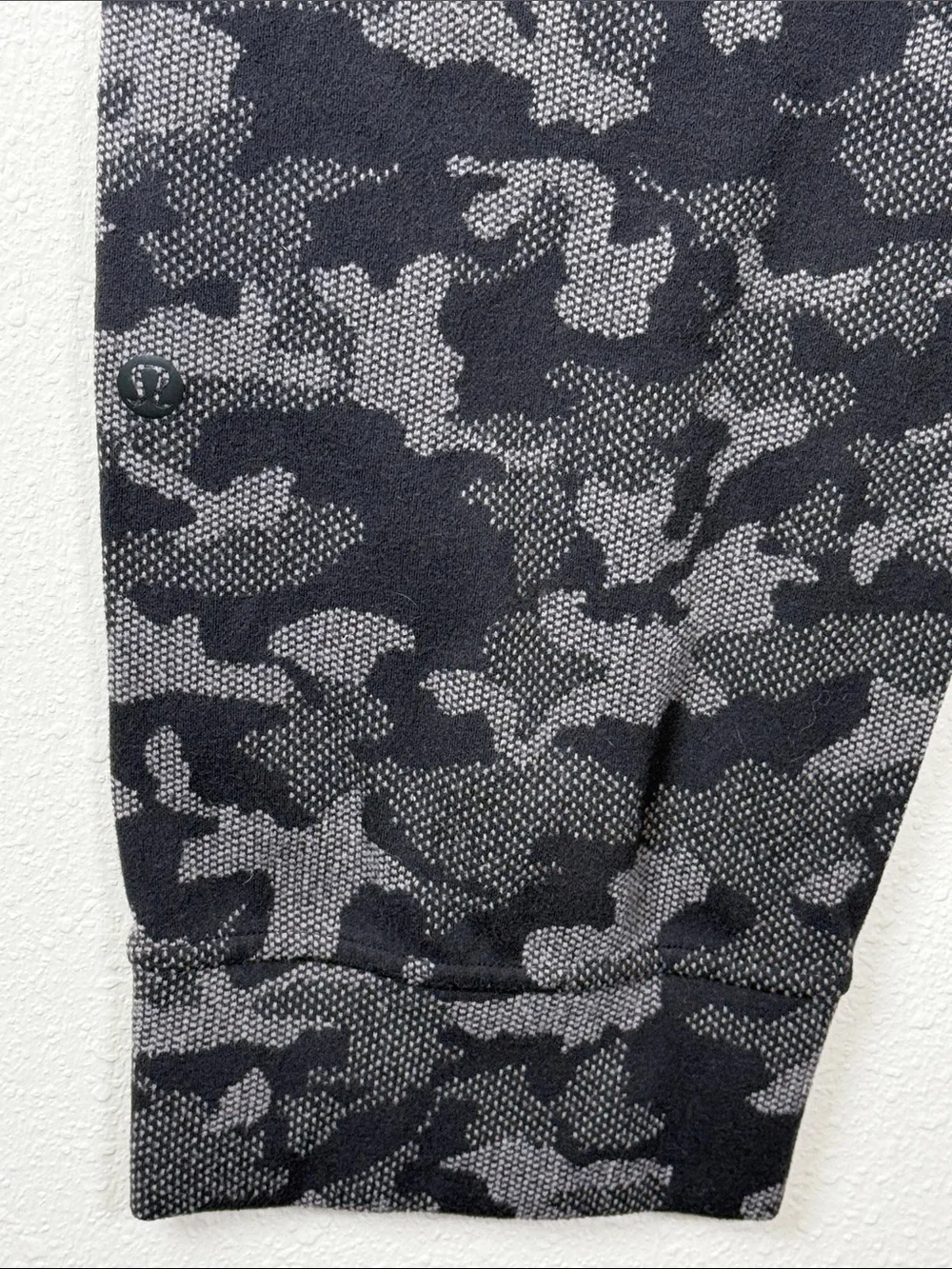 Lululemon Ready to Rulu Jogger Crop 10 Heritage Camo Jacquard Black Lunar Rock